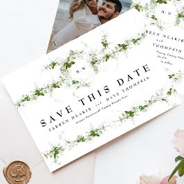 Reserva La Fecha Foto Eucalyptus Wreath Monograma Boda