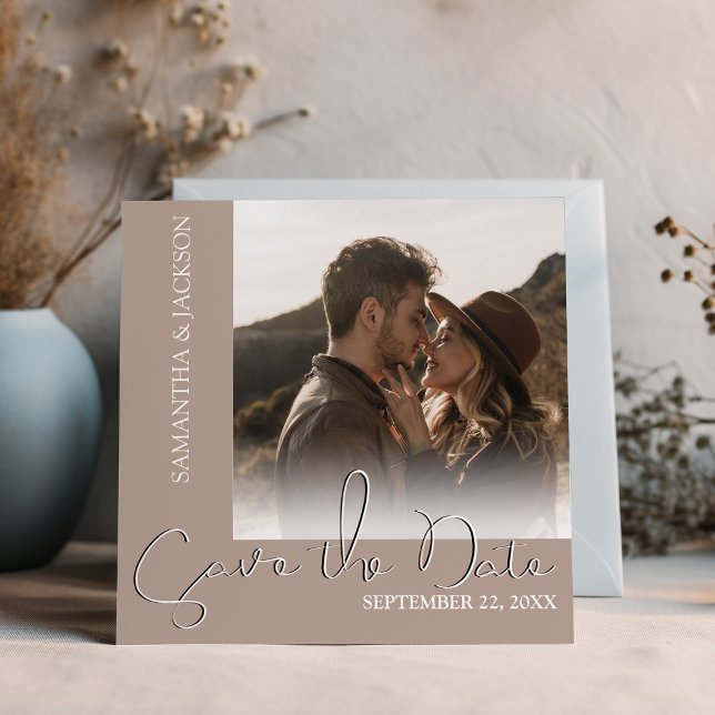 Reserva La Fecha Foto minimalista moderna |  (Subido por el creador)