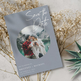 Reserva La Fecha Foto moderna azul turbio