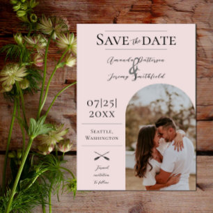 Reserva La Fecha Foto moderna de Boho Arch   Pink Save the Date