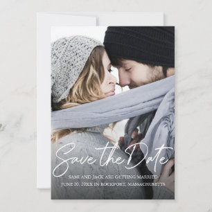 Reserva La Fecha Foto moderna de caligrafía blanca manuscrita