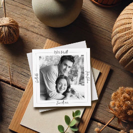 Reserva La Fecha Foto moderna en blanco y negro