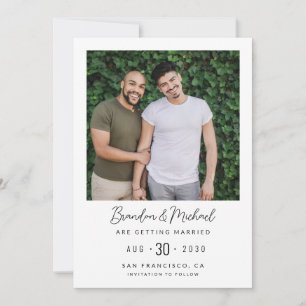 Reserva La Fecha Foto moderna LGBTQ Salven la fecha