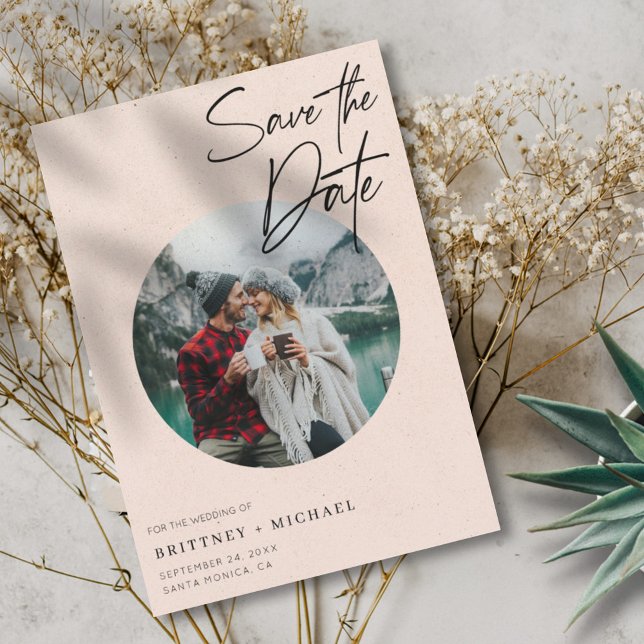 Reserva La Fecha Foto moderna Rubor Pink (Subido por el creador)