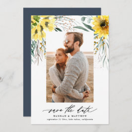 Reserva La Fecha Foto moderna rústica botánica eucalipto girasol