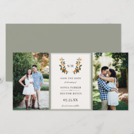 Reserva La Fecha Foto Monograma de Citrus Escudo