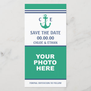 Reserva La Fecha Foto Nautical Save the Date