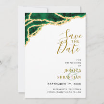 Foto personalizado Código QR Dorado blanco esmeral