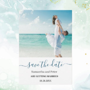 Reserva La Fecha Foto personalizado de Moden Beach Save the Date