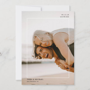 Reserva La Fecha Foto simple con marco