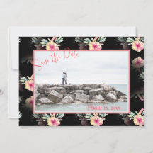 Foto tropical de Hibiscus Black Save the Date