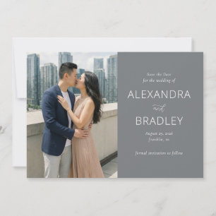 Reserva La Fecha Foto Urbana Beige Romántica