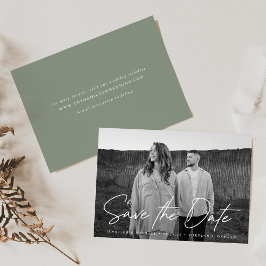 Reserva La Fecha Foto verde de guión asual jaula