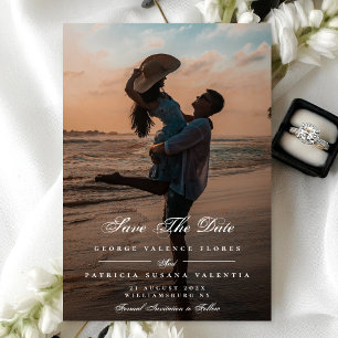 Reserva La Fecha Fotografía clásica formal Elegante