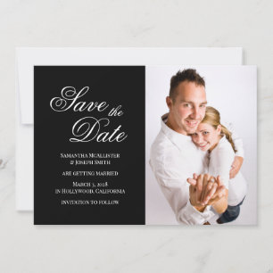 Reserva La Fecha Fotografía de caligrafía de abanico clásico blanco