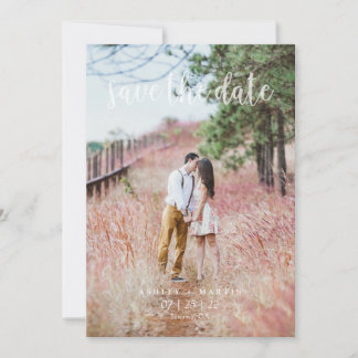 Reserva La Fecha Fotografía personalizado guionada moderna y elegan