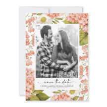 Fotomural de Acuarela de Hortensias con Melocotone