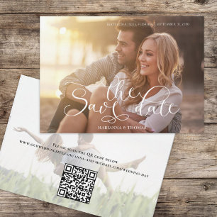 Reserva La Fecha Fotos casadas modernas salven al Personalizado de