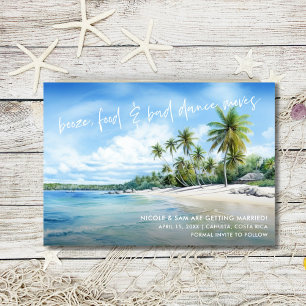 Reserva La Fecha Fotos Divertidas de Bodas en la Playa para Anuncia