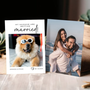 Reserva La Fecha Fotos personalizados: Mis seres humanos se casan