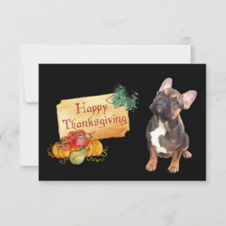Reserva La Fecha Französische Bulldogge Thanksgiving French Bulldog
