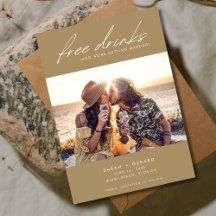 Funny Open Bar Photo Boda