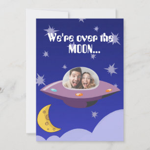 Reserva La Fecha Funny Photo Spaceship We're Over The Moon Save The