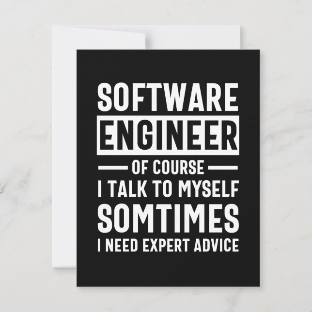 Reserva La Fecha Funny Programming Software Engineer Gift (Anverso)