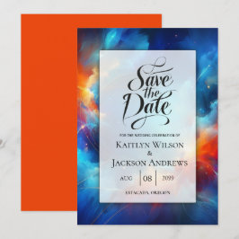 Reserva La Fecha Fusión estrellada de fuego y Boda de hielo