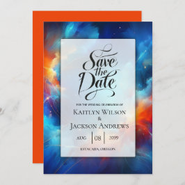 Reserva La Fecha Fusión estrellada de fuego y Boda de hielo