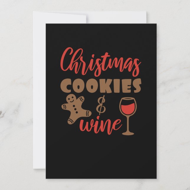 Reserva La Fecha galletas y vinos de navidades (Anverso)