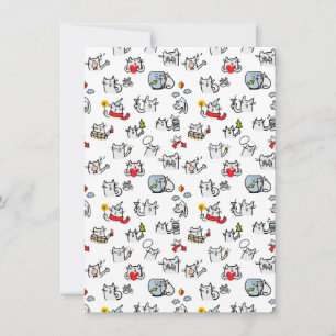 Reserva La Fecha Gatos divertidos, leche y magia.