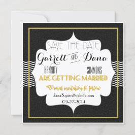 Reserva La Fecha Gatsby Gold Boda Suite Bridal Party