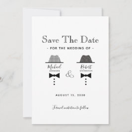 Reserva La Fecha Gay blanco negro