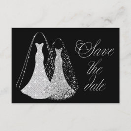 Reserva La Fecha Gay Lesbian Elegant Save the Date