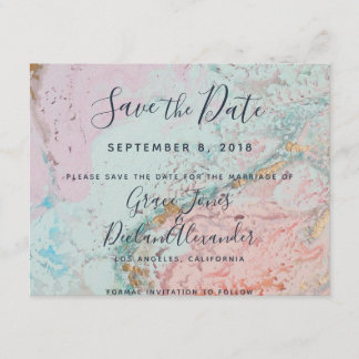 Reserva La Fecha Geode Wedding Invitation Suite