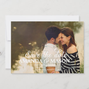 Reserva La Fecha GETTING HITCHED Photo Save the Date Anunciation