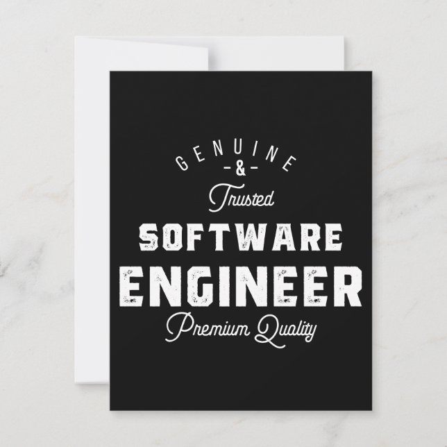 Reserva La Fecha Gift for Software Engineer (Anverso)