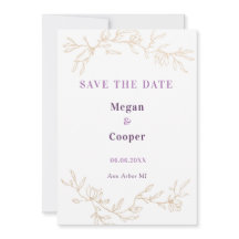 Golden Branches Boda Design Lavander