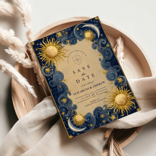 Reserva La Fecha Golden Celestial Baroque Wedding (Subido por el creador)