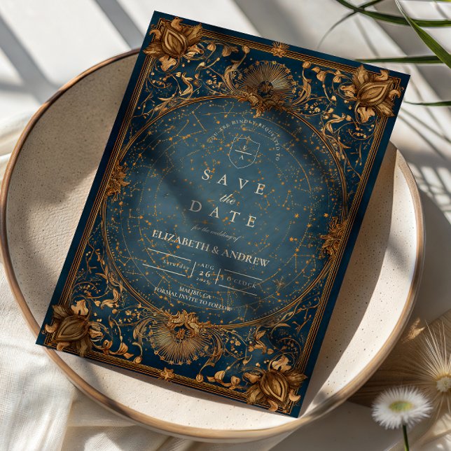 Reserva La Fecha Golden Starry Night Wedding (Subido por el creador)