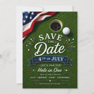 Reserva La Fecha Golf 4 de julio Día de la Independencia para golfi