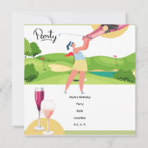 Golfer Par Tee por Fiesta