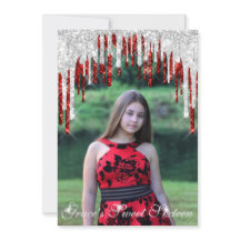 Grace Sweet Dieciséis Perforaciones Plateadas Roja