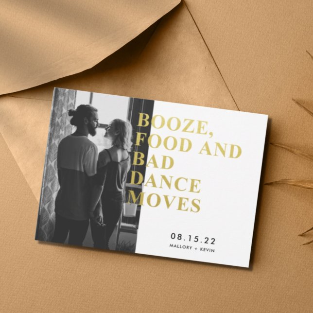 Reserva La Fecha Graciosa comida para booze mala danza se muda Guar (Subido por el creador)