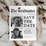 Reserva La Fecha Graduación conjunta de periódico salva la fecha<br><div class="desc">Es tiempo de que los graduados reflexionen sobre su viaje y celebren sus logros con aquellos que los han apoyado y alentado en el camino. ¿Y qué mejor manera de conmemorar este hito que con una invitación de graduación conjunta de fecha y fecha? Imaginen a sus seres queridos recibiendo una...</div>