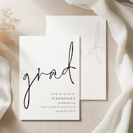 Reserva La Fecha Graduación de guión moderno Guardar la fecha