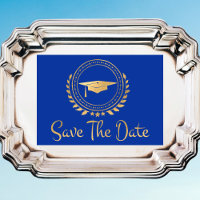 Graduación Guardar La Fecha De La Grada De Emblema
