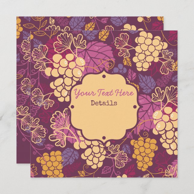 Reserva La Fecha Grapevina (Anverso / Reverso)