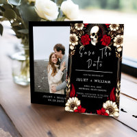 Grueso Claret Ruby Heart Red Black Boda